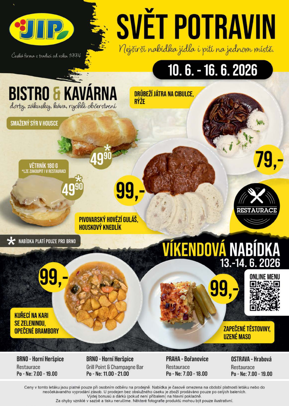 Leták JIP leták CC Cash & Carry - Brno, Ostrava, Praha, Polička, Olomouc, Karlovy Vary, Zlín, Jilemnice, Pardubice - strana 20