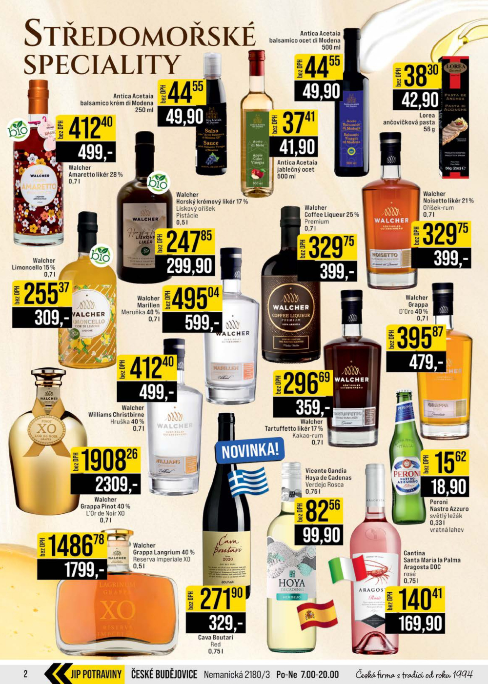 Leták JIP leták CC Cash & Carry - Brno, Ostrava, Praha, Polička, Olomouc, Karlovy Vary, Zlín, Jilemnice, Pardubice - strana 2