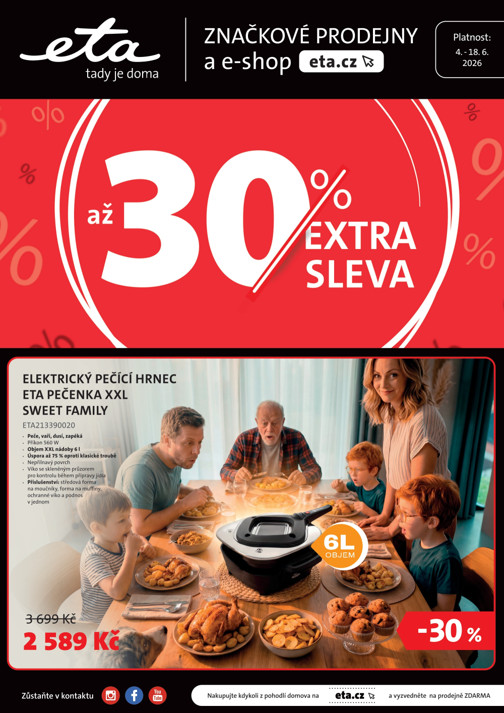Leták Eta leták - až 30% extra sleva - strana 1