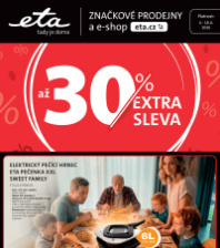 Akční leták Eta  - až 30% extra sleva
