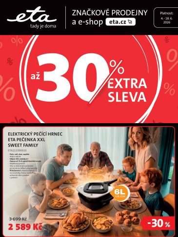 Eta leták - až 30% extra sleva