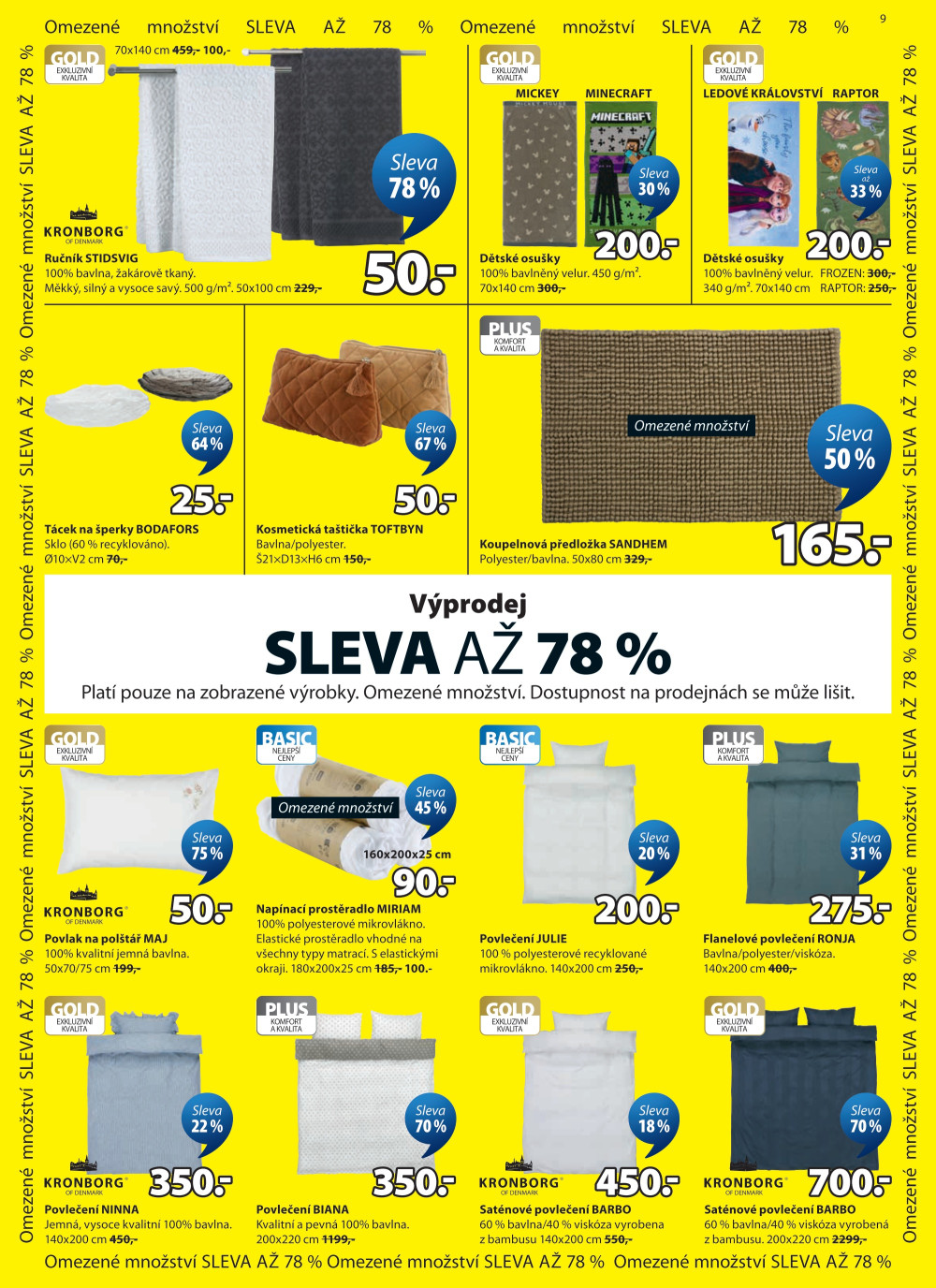 Leták Jysk leták - Výprodej až 65 % - strana 10