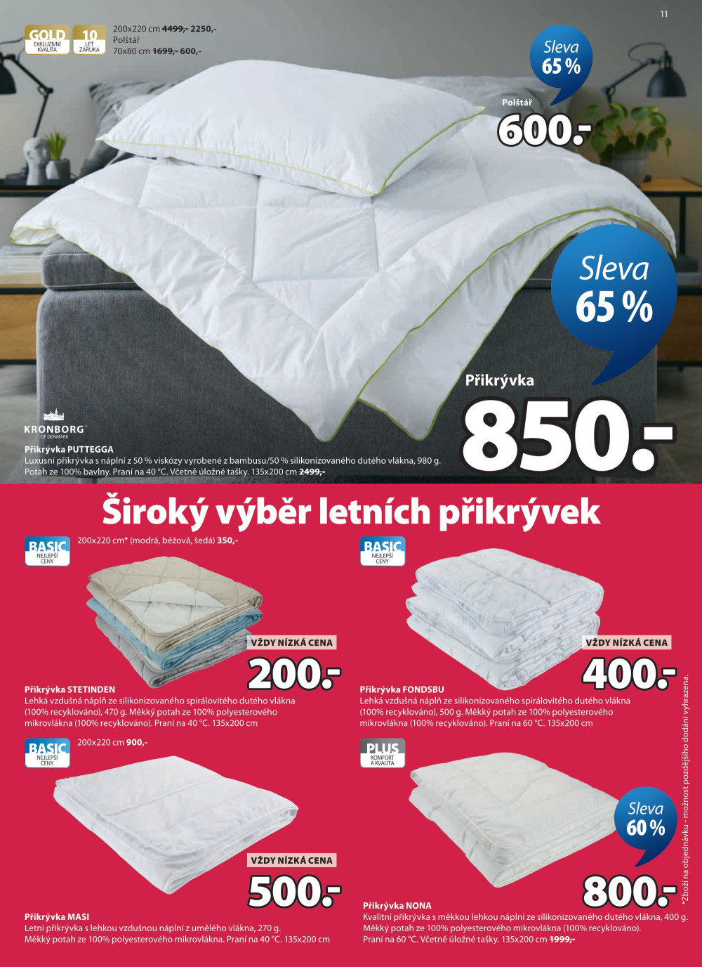 Leták Jysk leták - Výprodej až 65 % - strana 12