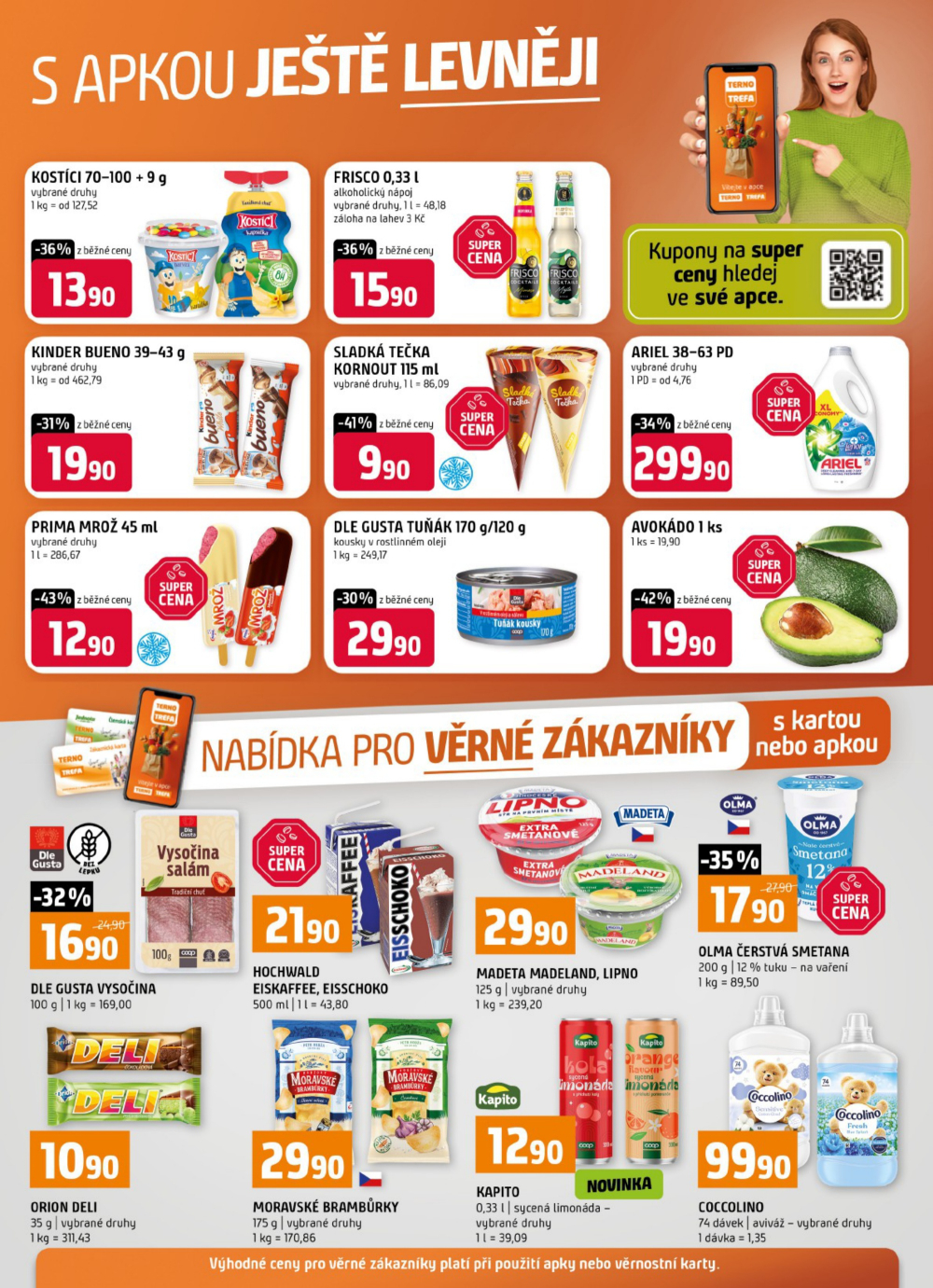 Leták Terno leták - Trhové Sviny, Bechyně, Třeboň, Týn nad Vltavou, České Budějovice, Hradec Králové, Olomouc, Borovany, Zlín, Český K - strana 20