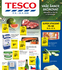 Akční leták Tesco hypermarket 