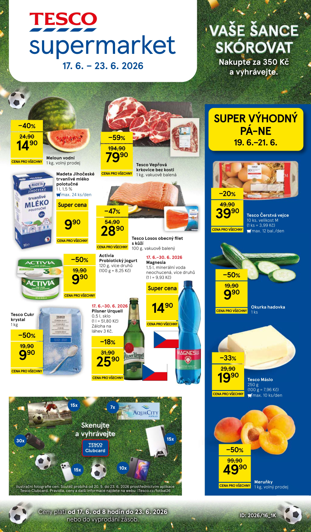 Leták Tesco supermarket leták - strana 1