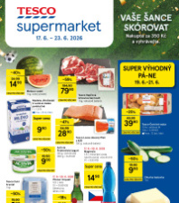 Akční leták Tesco supermarket 