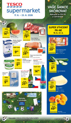 Tesco supermarket leták