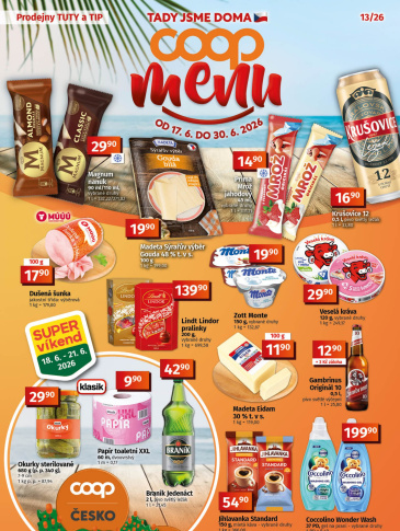 COOP leták - TIP a TUTY Menu