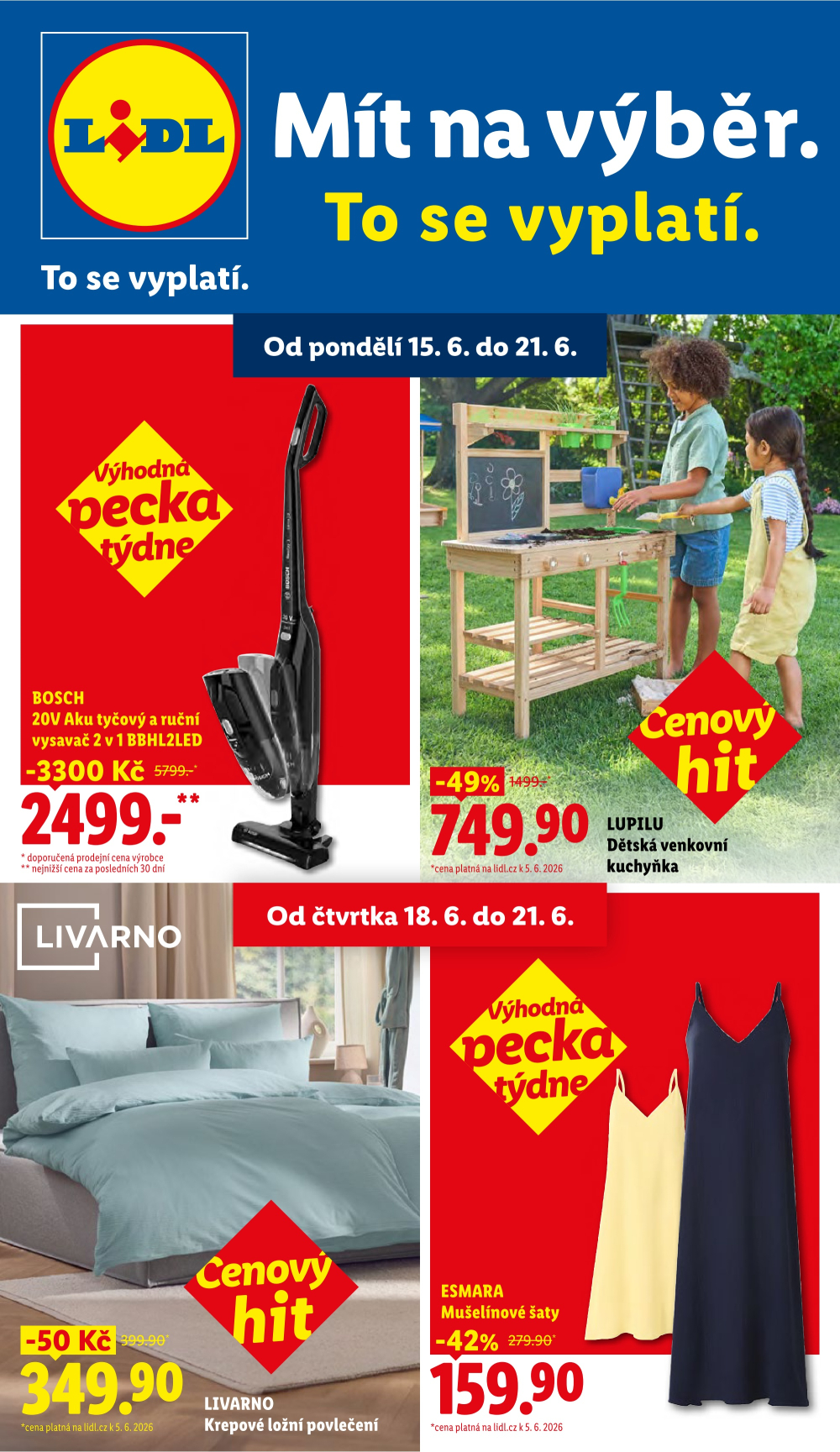 Leták Lidl leták - Nabídka spotřebního zboží - strana 1
