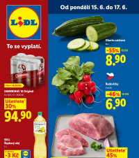 Akční leták Lidl  od pondělí