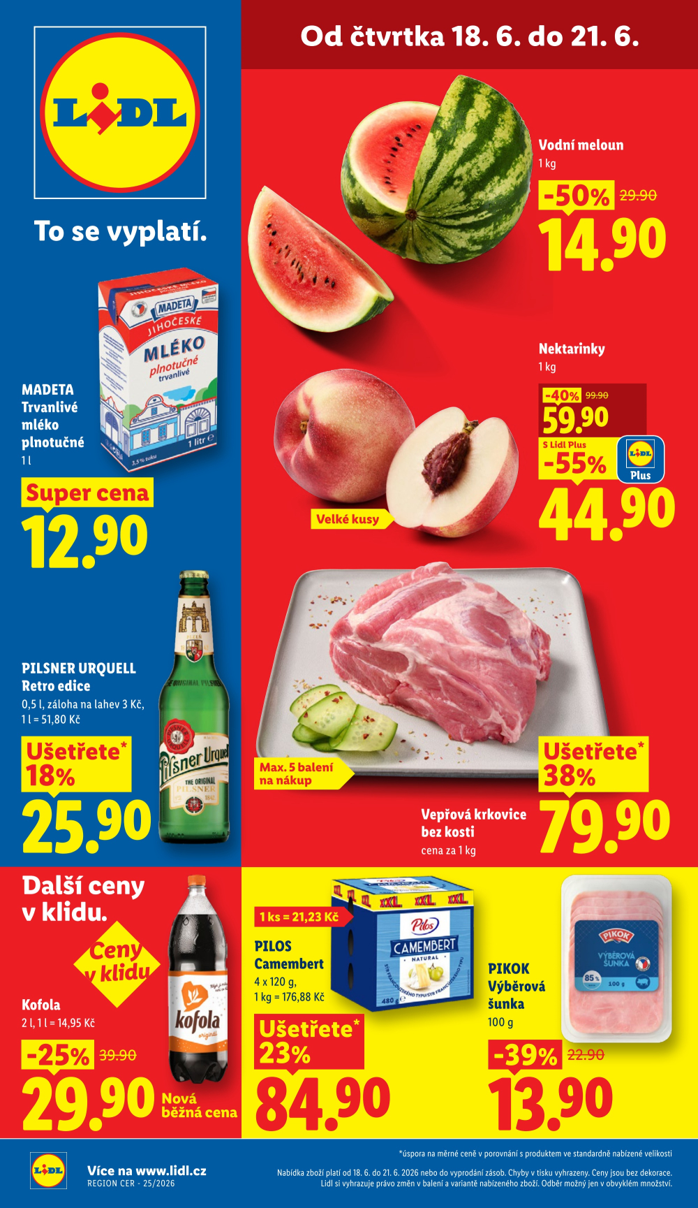 Leták Lidl leták od čtvrtka - strana 1