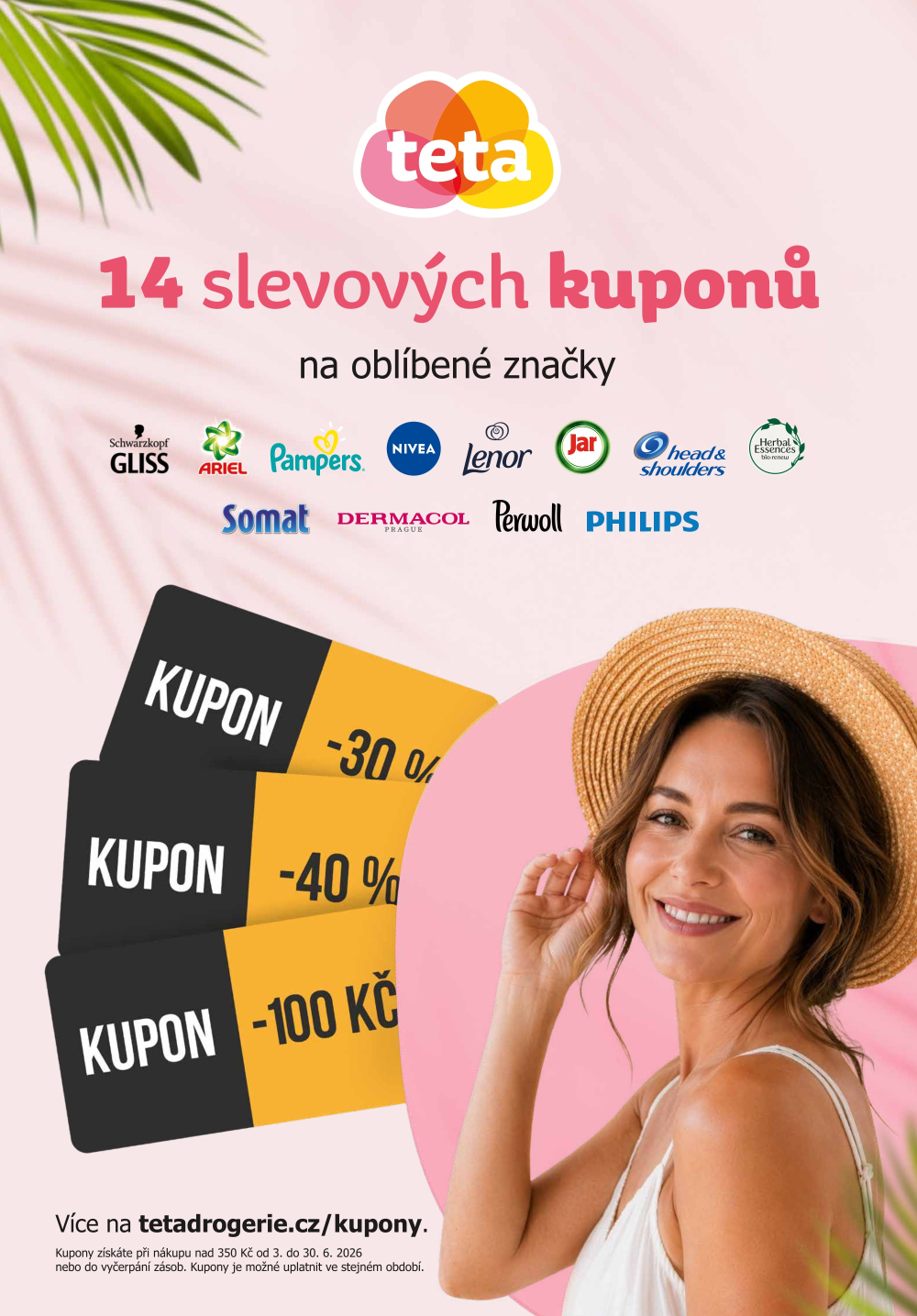 Leták Teta drogerie - Slevové kupony - strana 1