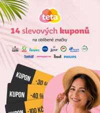 Akční leták Teta drogerie - Slevové kupony
