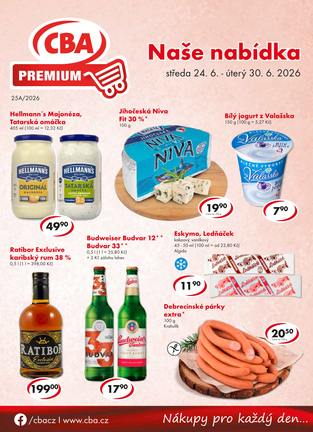 Leták CBA Premium leták - strana 1