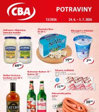Akční leták CBA Potraviny 