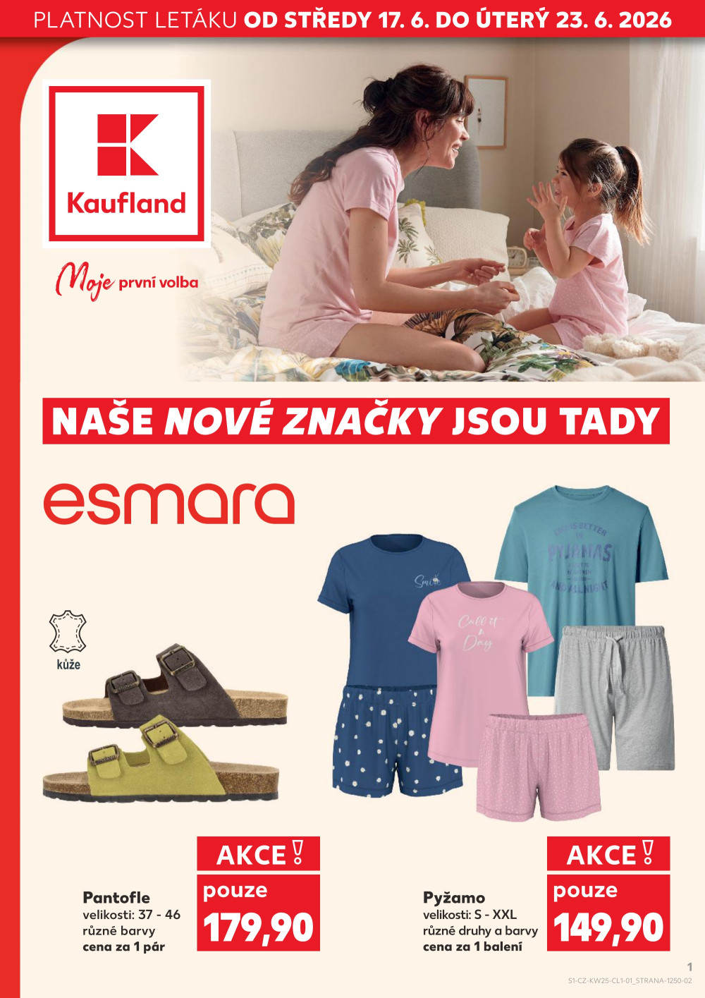 Leták Kaufland leták - Spotřební zboží - strana 1