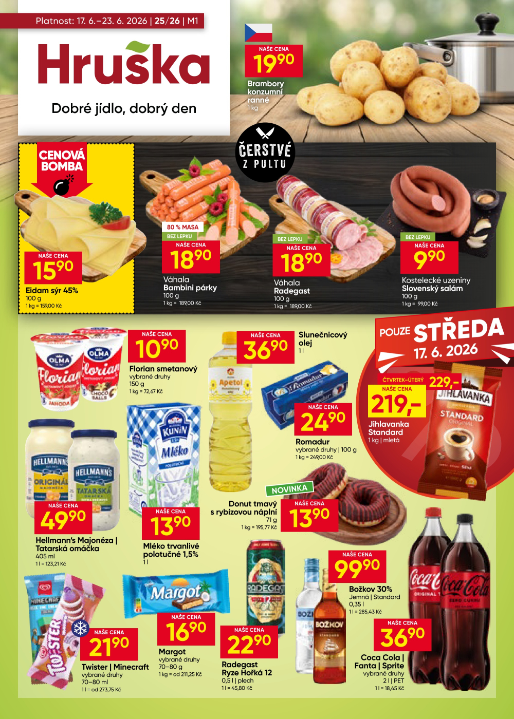 Leták Hruška leták - strana 1