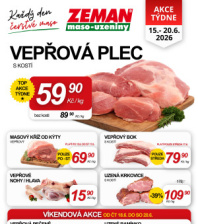 Akční leták ZEMAN maso - uzeniny  ABC