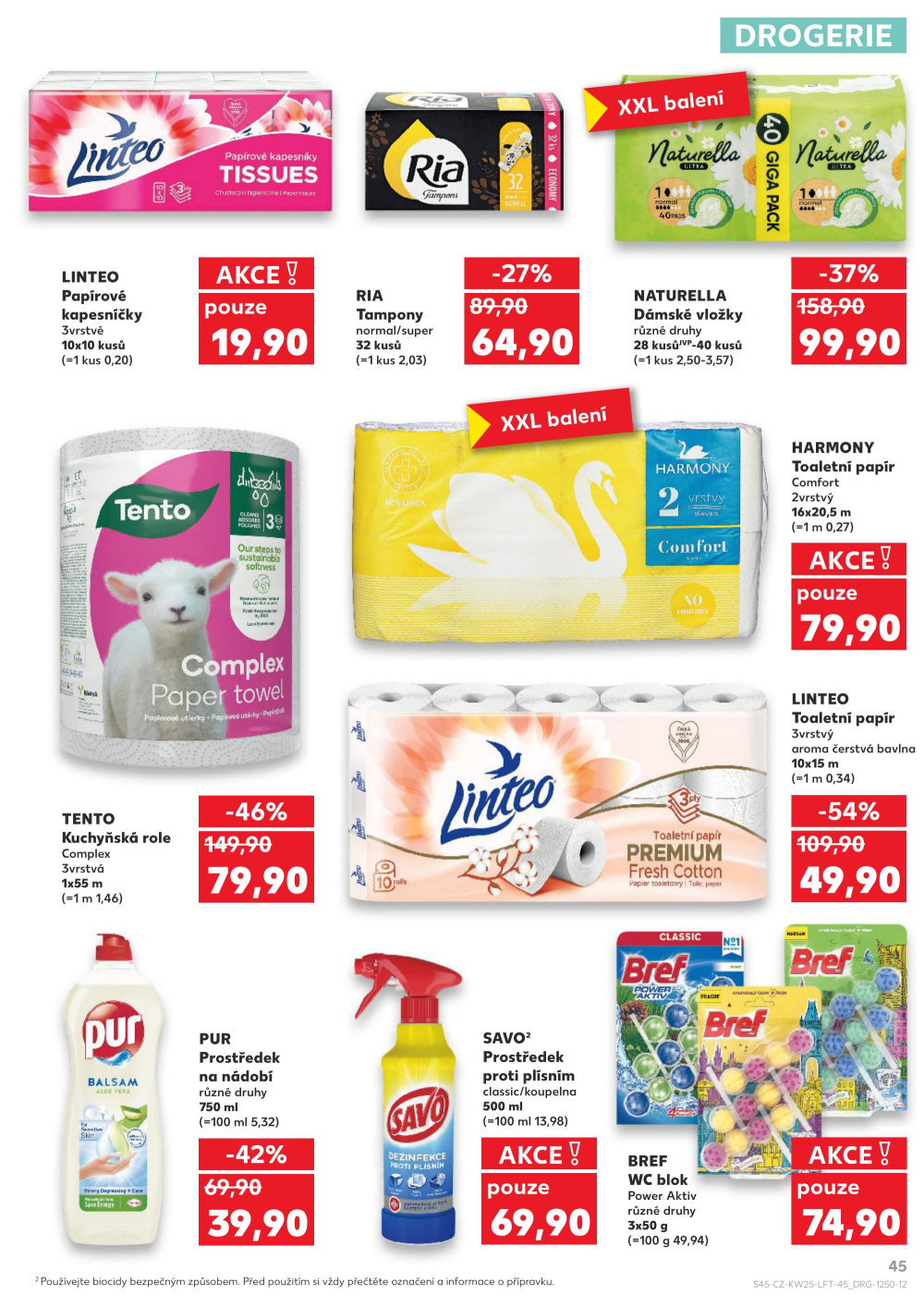 Leták Kaufland leták Plzeň - Bory - strana 45