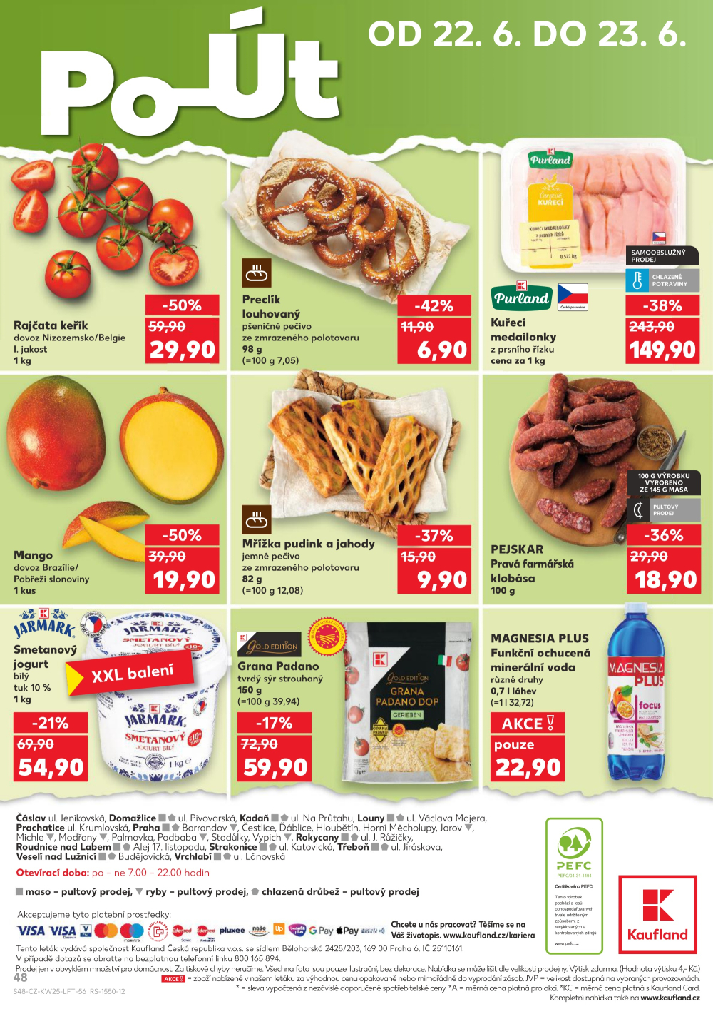 Leták Kaufland leták Praha 8 - Malý Klín - strana 48