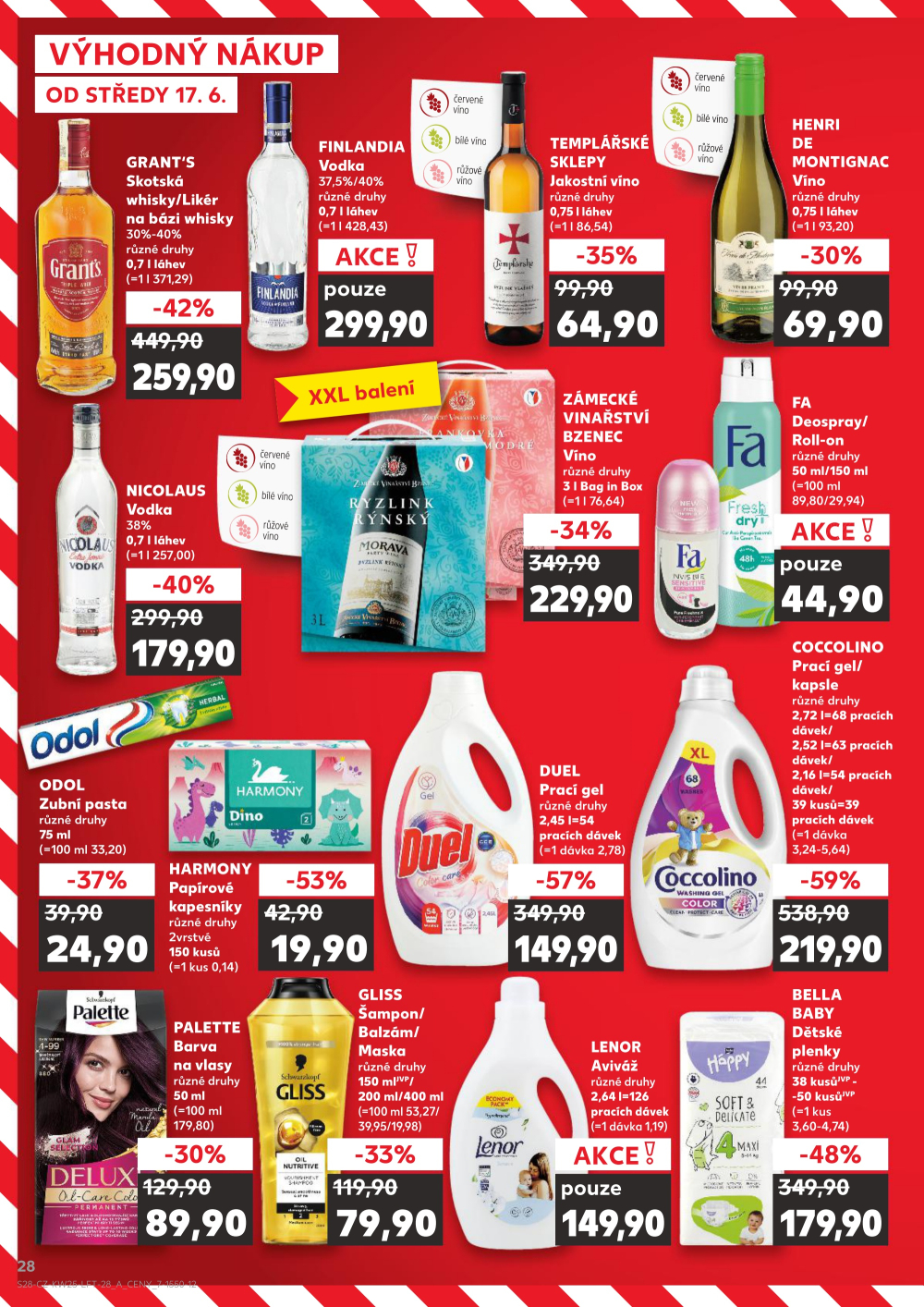 Leták Kaufland leták Praha 3 - Jarov - strana 28