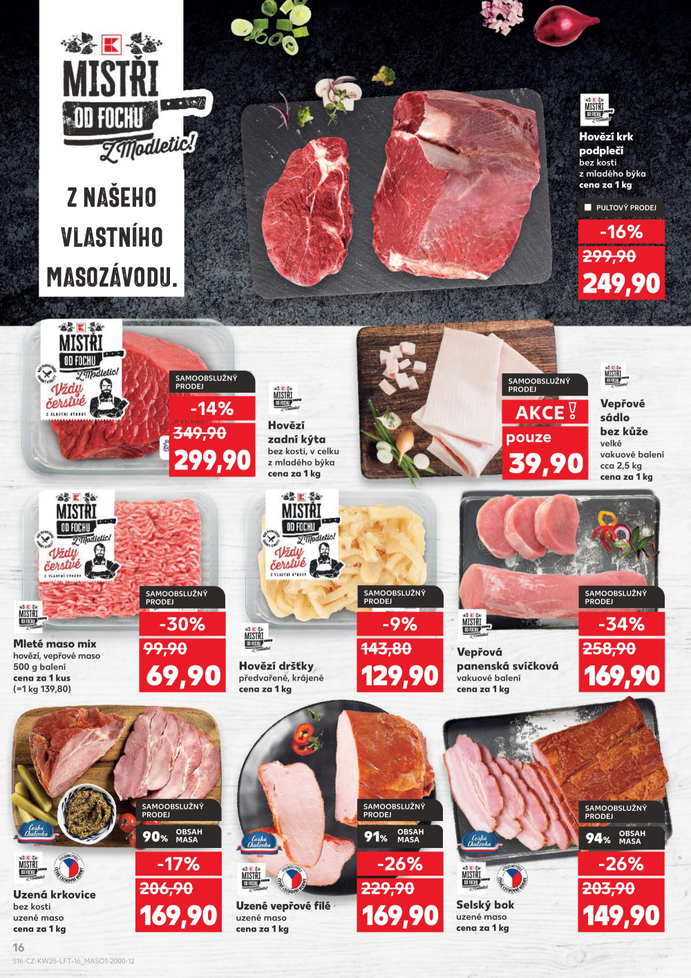 Leták Kaufland leták Brno - Ponava - strana 16