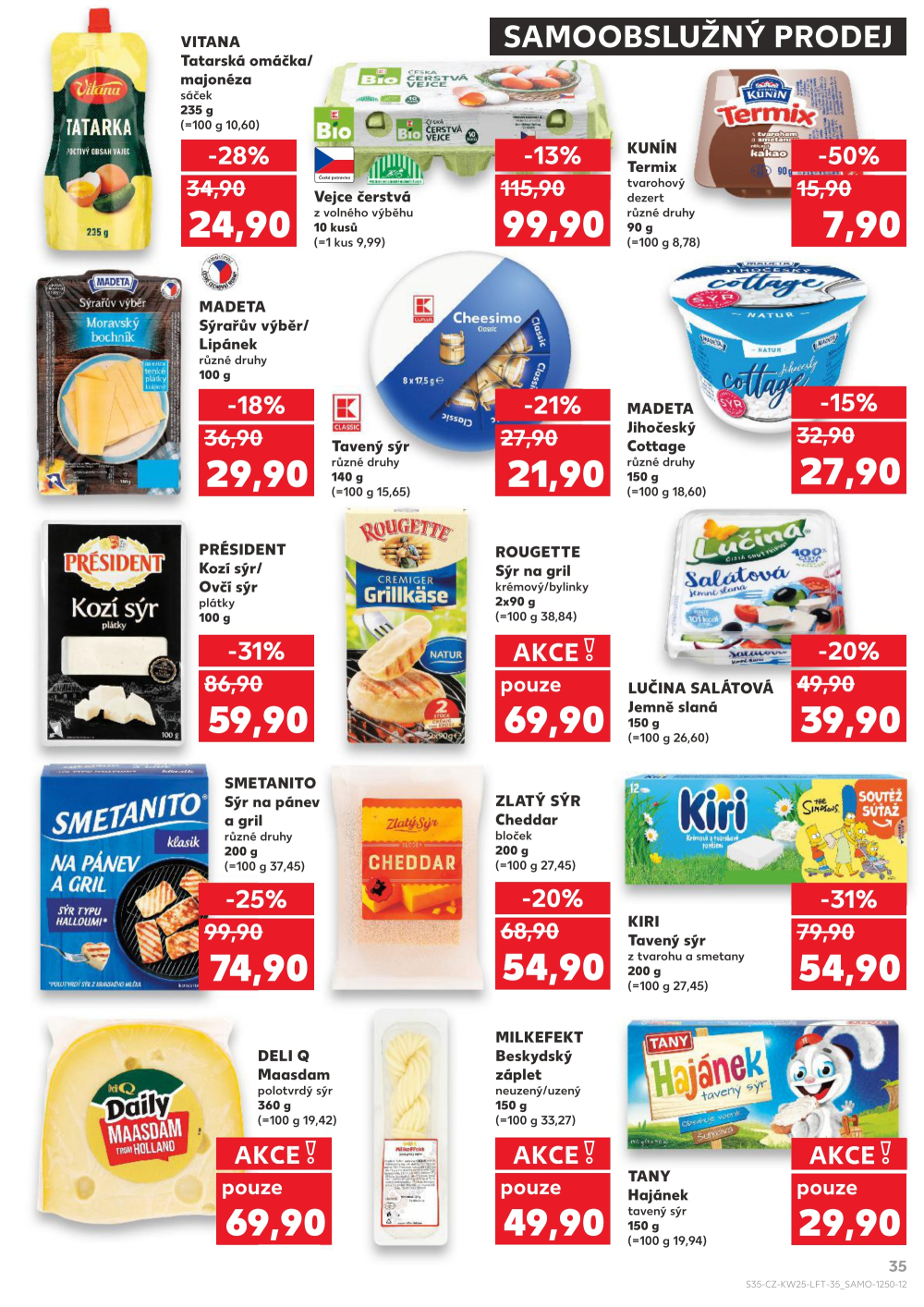 Leták Kaufland leták Praha 4 - Michle - strana 35