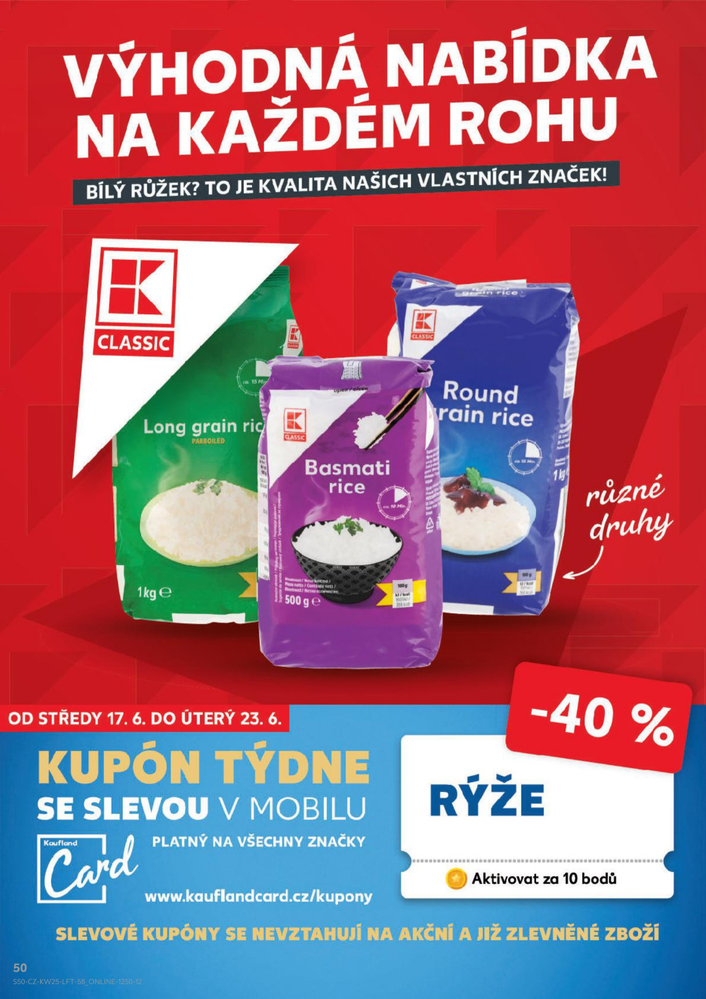 Leták Kaufland leták Praha 8 - Libeň - strana 50