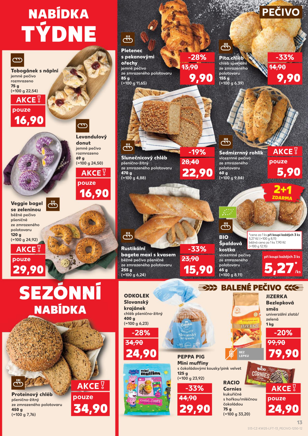 Leták Kaufland leták Veselí nad Lužnicí - strana 13