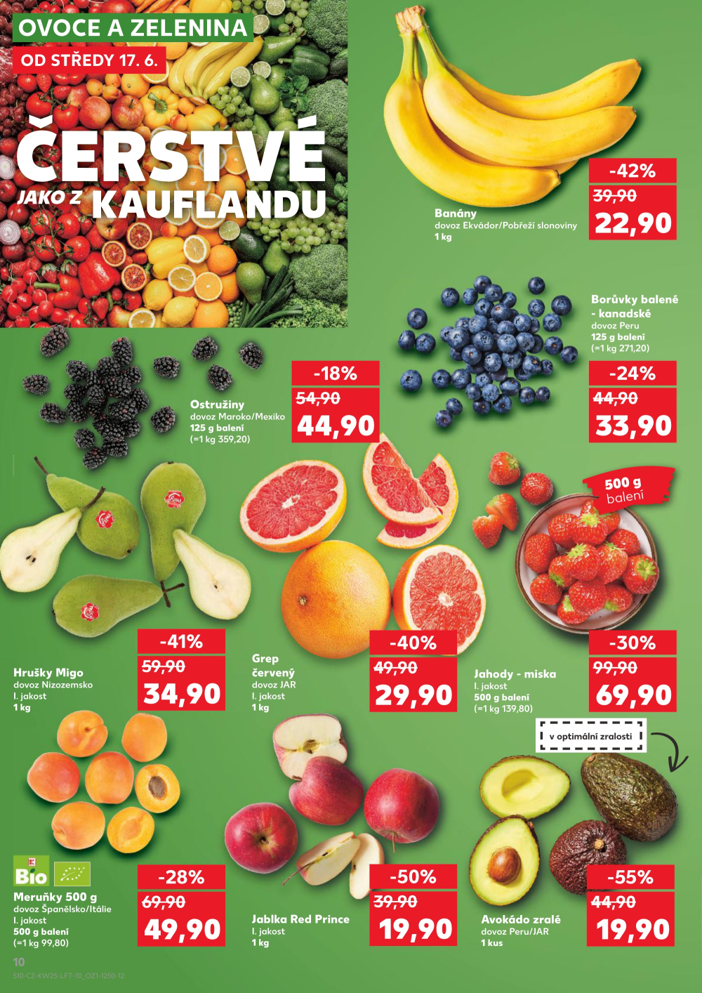 Leták Kaufland leták Ústí nad Labem, Všebořická - strana 10