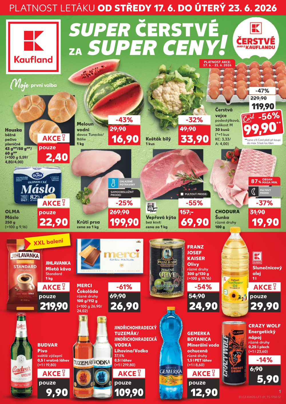 Leták Kaufland leták Klatovy - strana 1