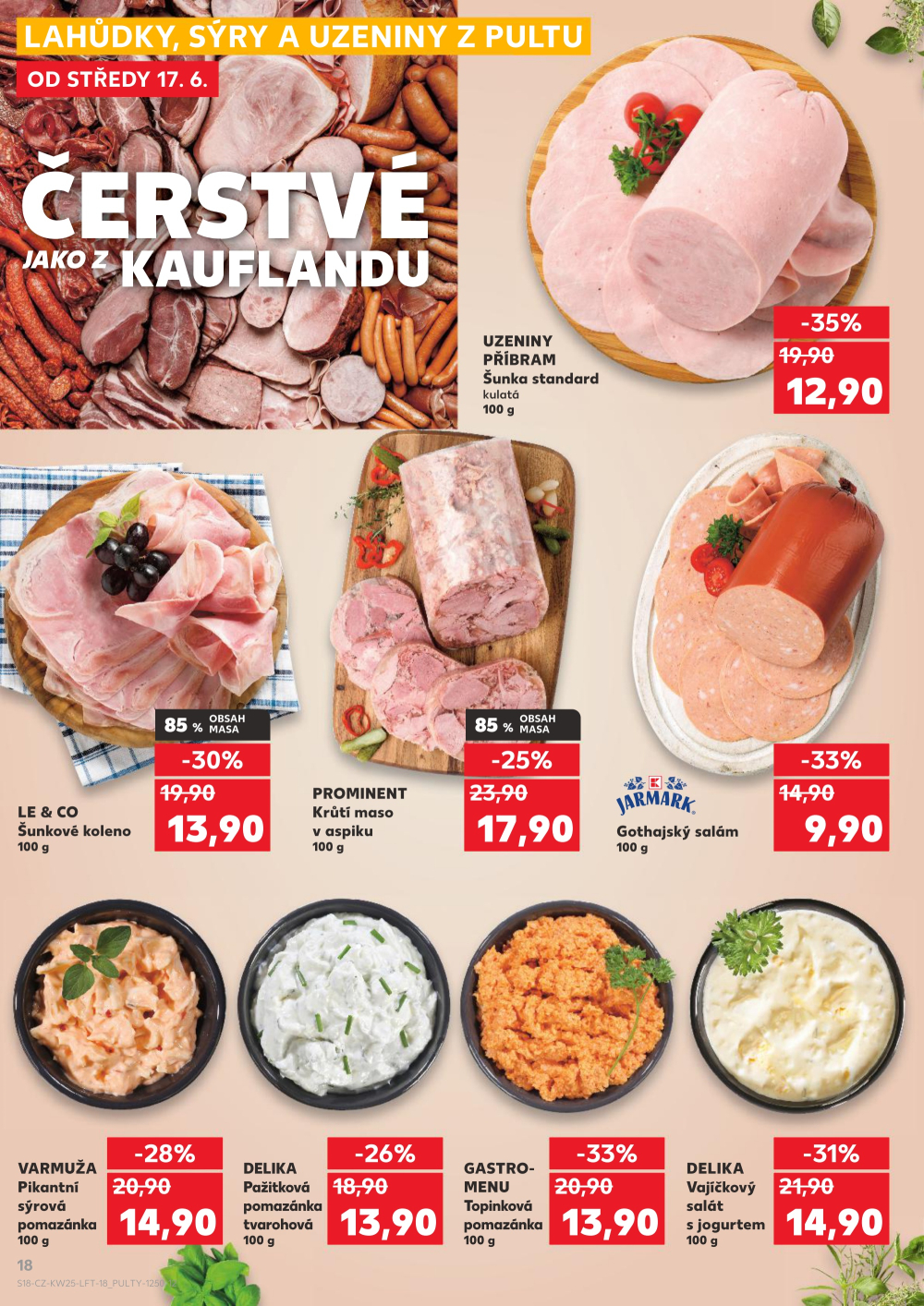 Leták Kaufland leták Valašské Meziříčí - strana 18