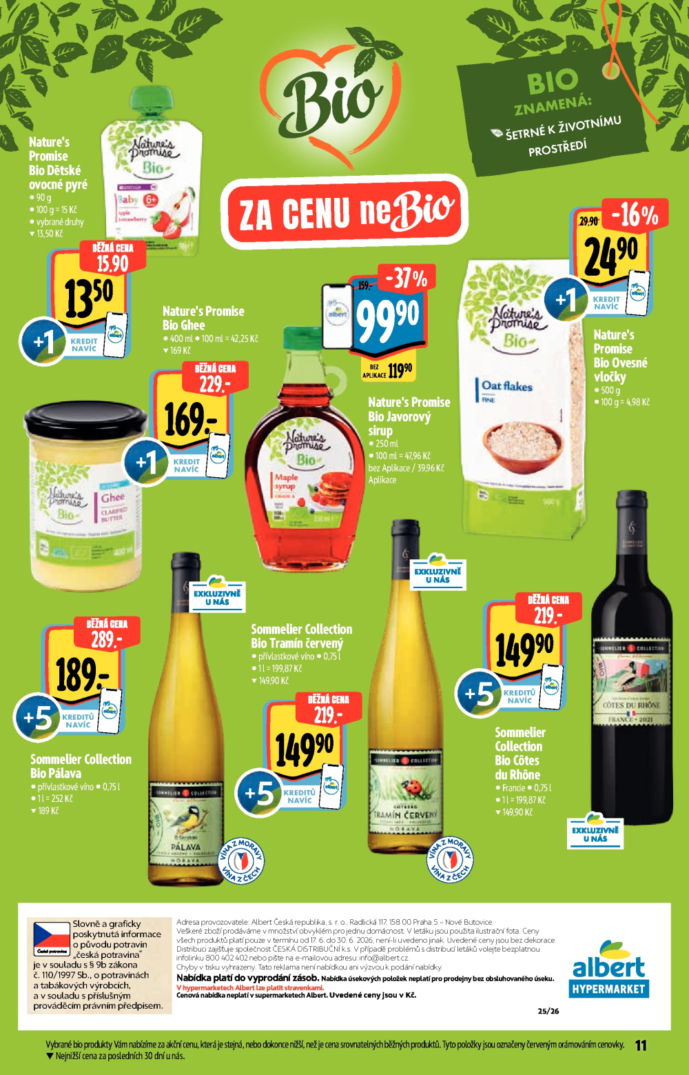 Leták Albert Hypermarket - Nakupujte lépe a udržitelně - strana 11