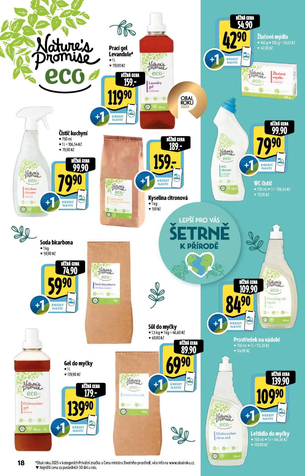 Leták Albert Hypermarket - Nakupujte lépe a udržitelně - strana 18
