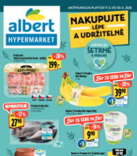 Akční leták Albert Hypermarket - Nakupujte lépe a udržitelně