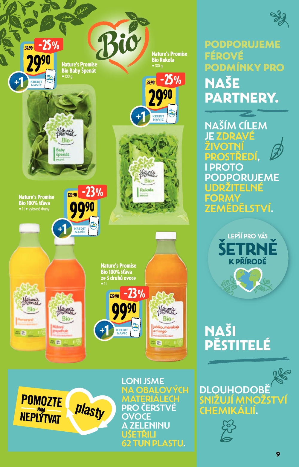 Leták Albert Hypermarket - Nakupujte lépe a udržitelně - strana 9