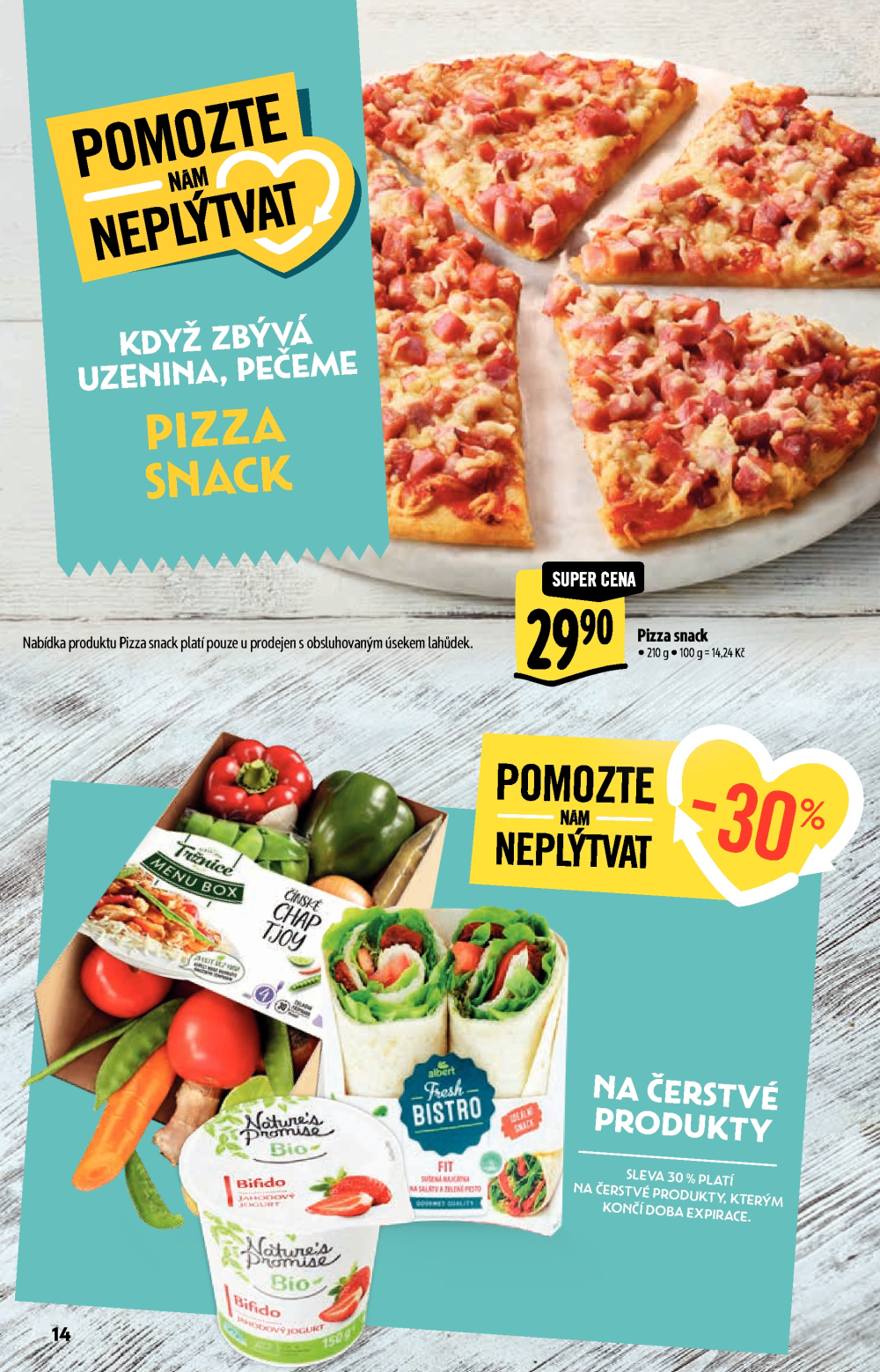 Leták Albert Supermarket - Nakupujte lépe a udržitelně - strana 14