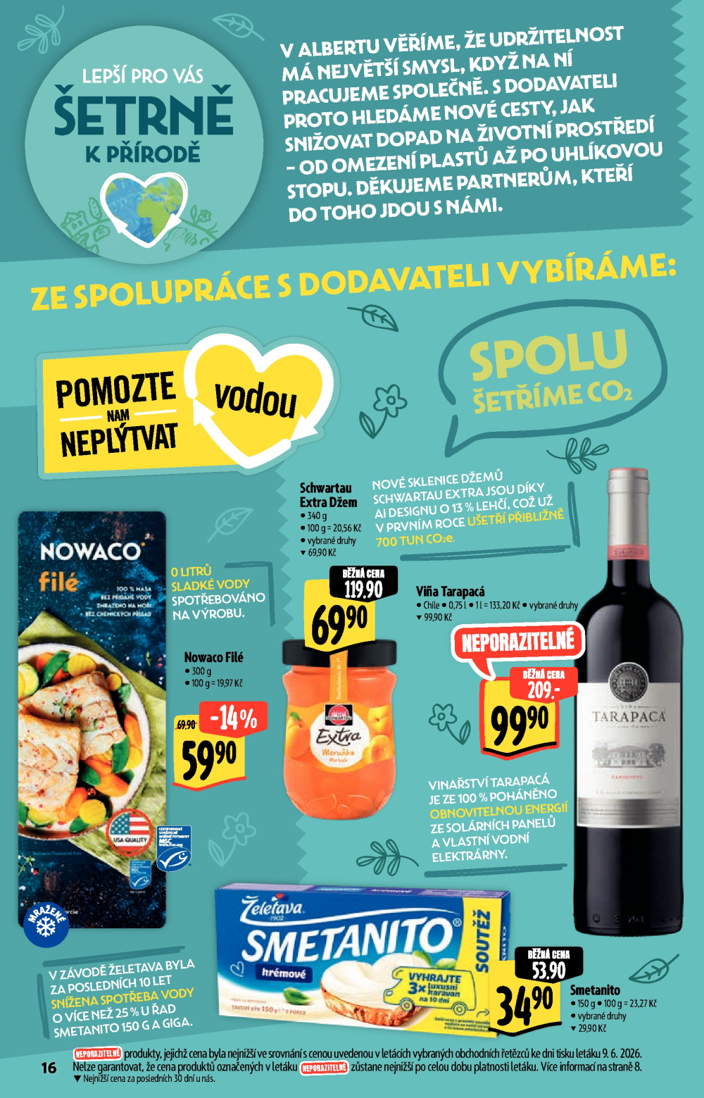 Leták Albert Supermarket - Nakupujte lépe a udržitelně - strana 16
