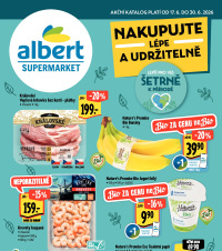 Akční leták Albert Supermarket - Nakupujte lépe a udržitelně