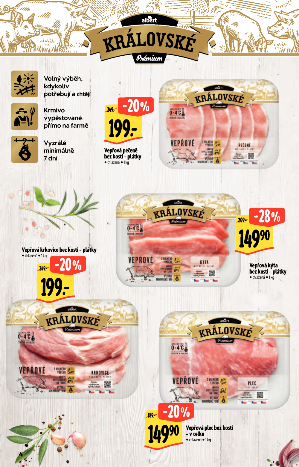 Leták Albert Supermarket - Nakupujte lépe a udržitelně - strana 4