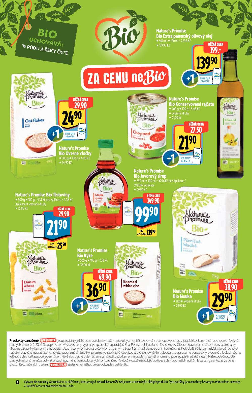 Leták Albert Supermarket - Nakupujte lépe a udržitelně - strana 8