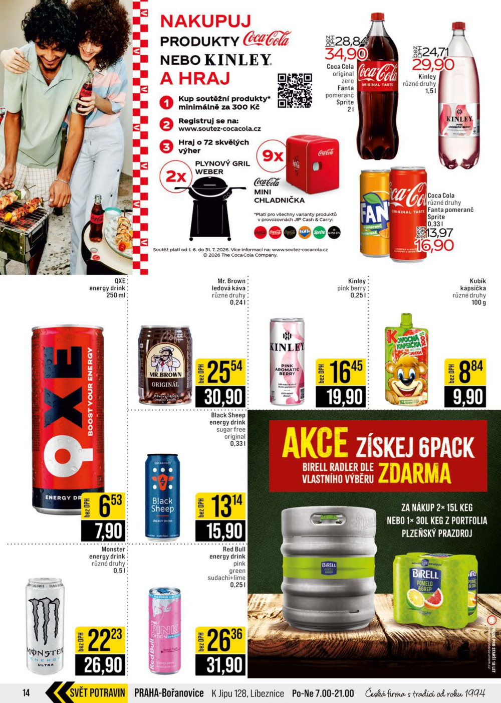 Leták JIP leták CC Cash & Carry - České Budějovice, Most, Náchod, Svoboda nad Úpou, Sušice - strana 14