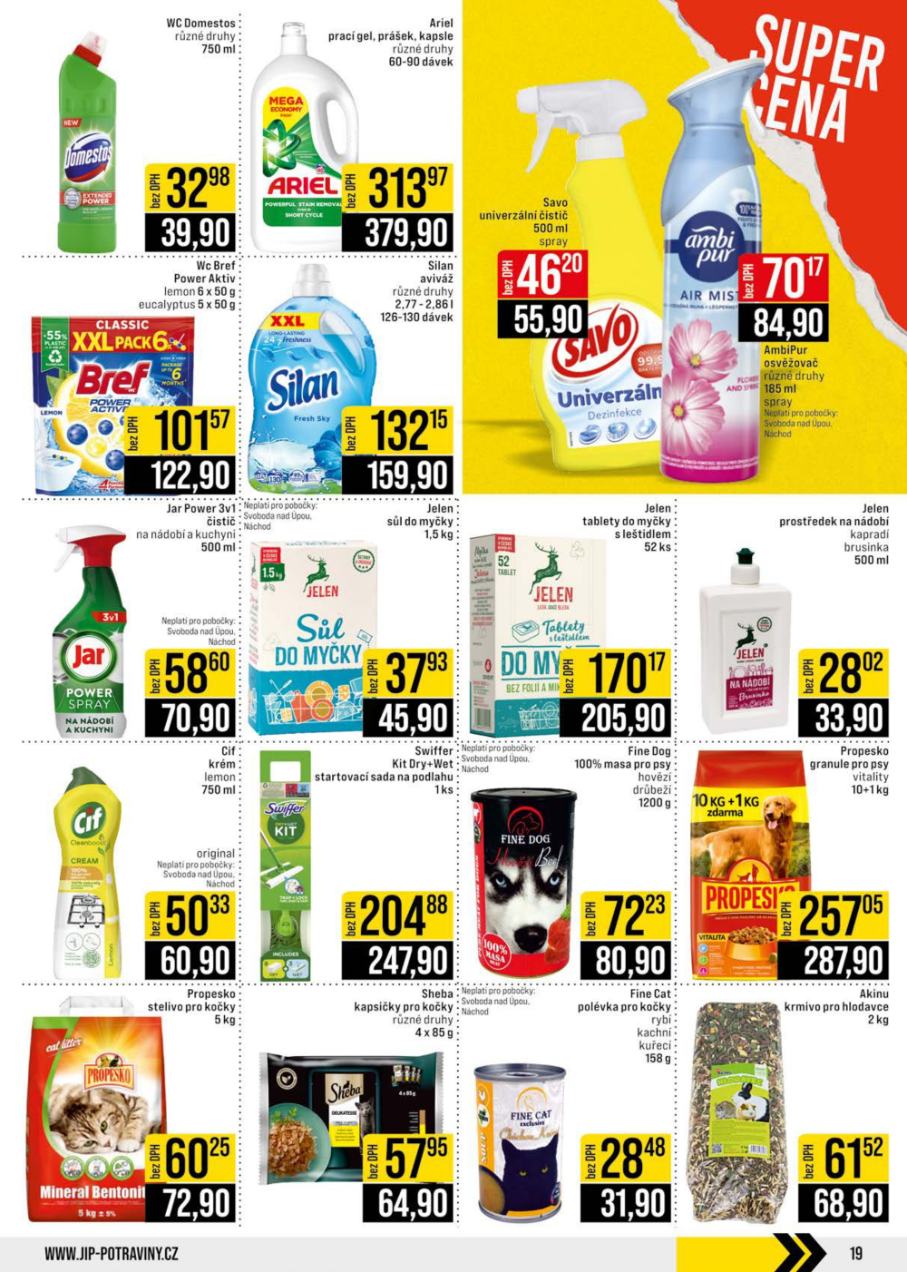 Leták JIP leták CC Cash & Carry - České Budějovice, Most, Náchod, Svoboda nad Úpou, Sušice - strana 19