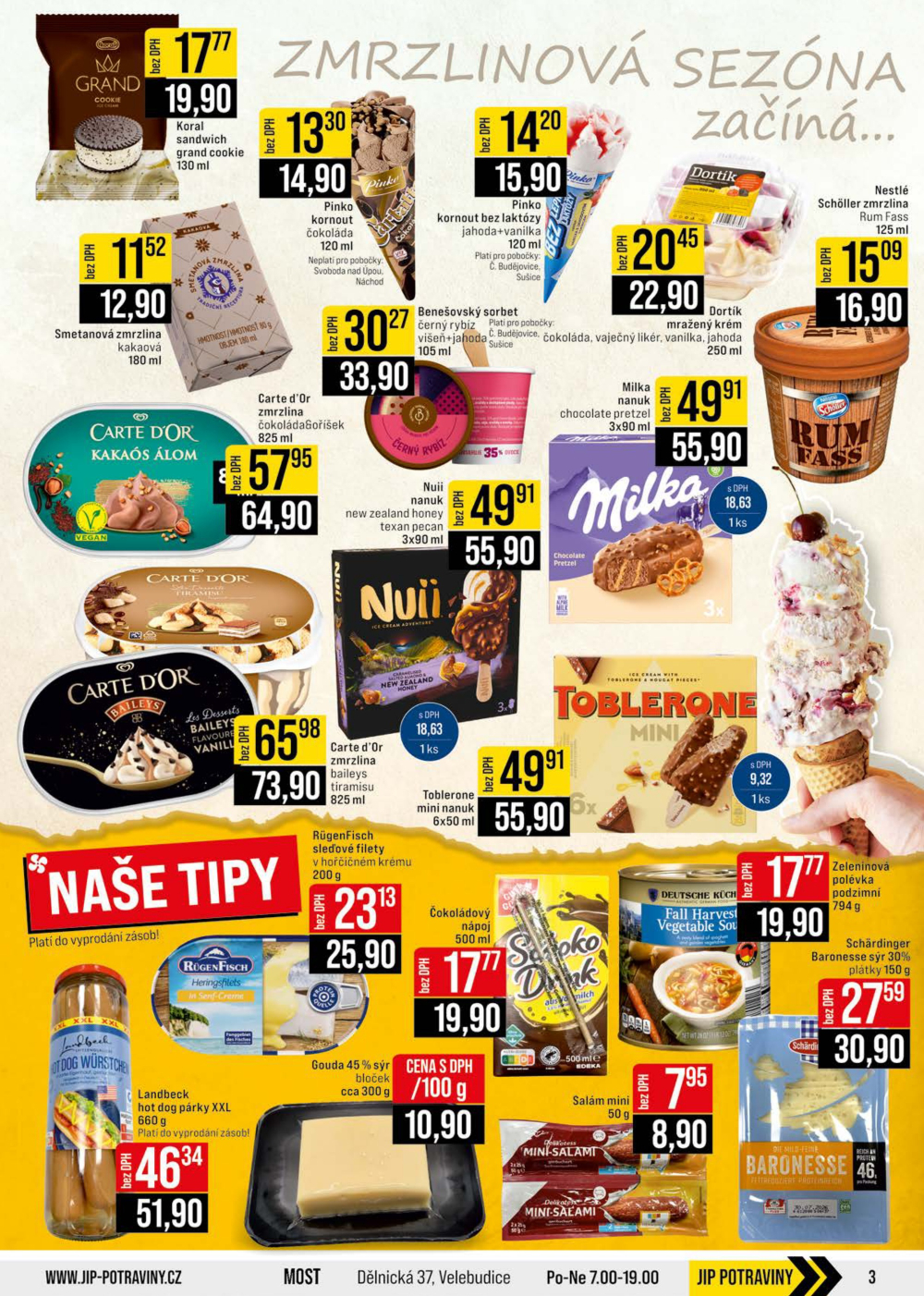 Leták JIP leták CC Cash & Carry - České Budějovice, Most, Náchod, Svoboda nad Úpou, Sušice - strana 3