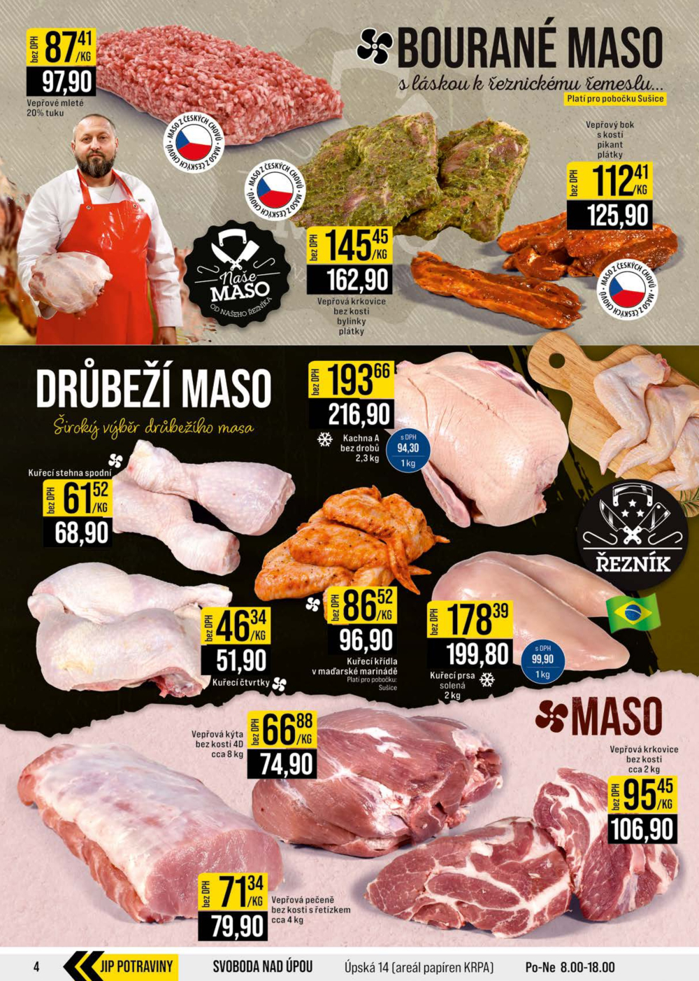 Leták JIP leták CC Cash & Carry - České Budějovice, Most, Náchod, Svoboda nad Úpou, Sušice - strana 4