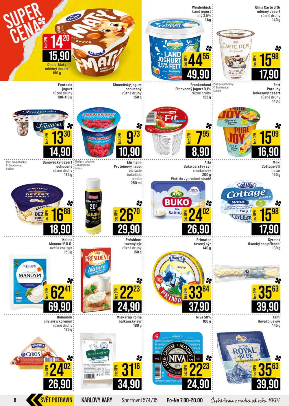 Leták JIP leták CC Cash & Carry - České Budějovice, Most, Náchod, Svoboda nad Úpou, Sušice - strana 8
