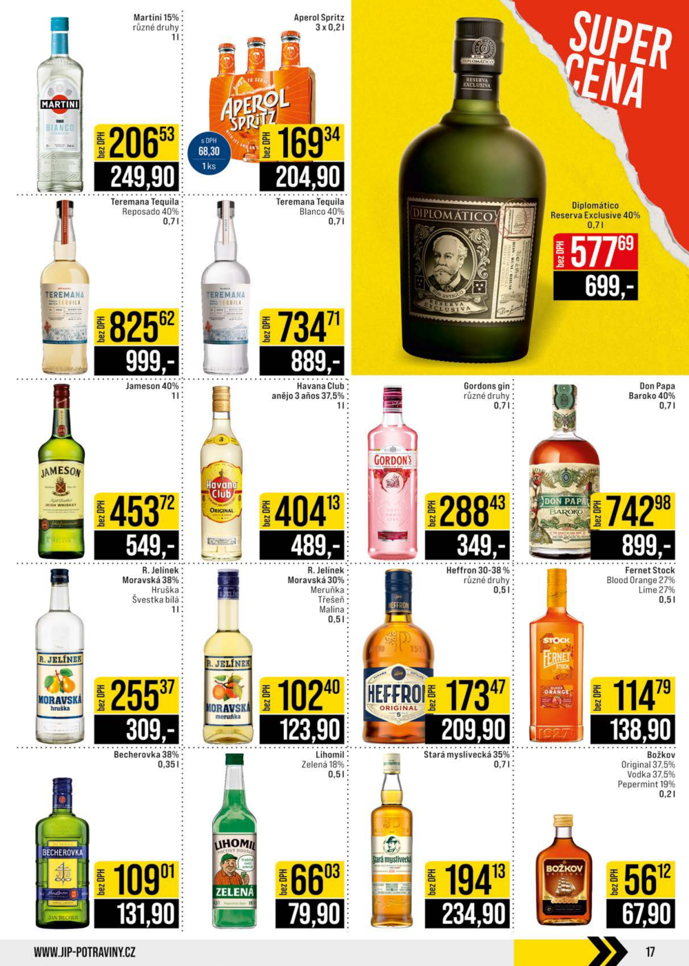 Leták JIP leták CC Cash & Carry - Brno, Ostrava, Praha, Polička, Olomouc, Karlovy Vary, Zlín, Jilemnice, Pardubice - strana 17