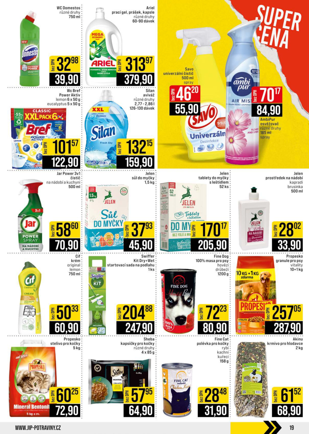 Leták JIP leták CC Cash & Carry - Brno, Ostrava, Praha, Polička, Olomouc, Karlovy Vary, Zlín, Jilemnice, Pardubice - strana 19