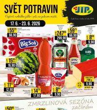 Akční leták JIP  CC Cash & Carry - Brno, Ostrava, Praha, Polička, Olomouc, Karlovy Vary, Zlín, Jilemnice, Pardubice